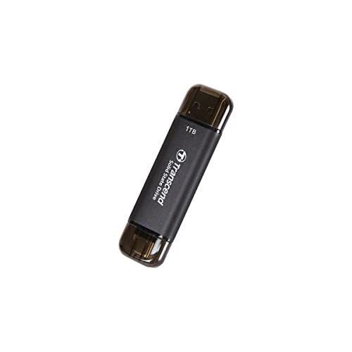 Transcend ESD310C - SSD - 1 To - externe (portable) - USB 3.2 Gen 2x1 (USB-C connecteur) - noir