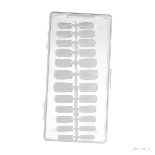 504x En Plastique Transparent Faux Ongles Conseils Applications Larges Outil De Manucure Opération Simple Artificiel Portable Diy Carré