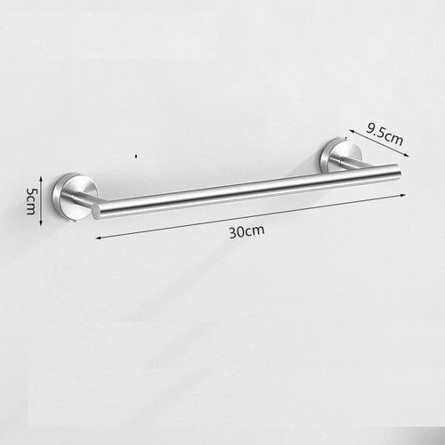 Anneau De Serviette En Argent Avec Crochets,Étagère,Porte-Rouleau De Toilette,Support Mural De Luxe,Pour Accessoires De Salle De Bain Modernes Et Complets - Type Towel Bar #D