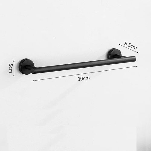 Anneau De Serviette En Argent Avec Crochets,Étagère,Porte-Rouleau De Toilette,Support Mural De Luxe,Pour Accessoires De Salle De Bain Modernes Et Complets - Type Towel Bar #B