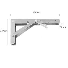 Support Métallique En Acier Inoxydable,2 Pièces,Réglable,Montage Mural,Banc,Table,Étagère,Support Triangulaire Pliable - Type I 304stainless Steel
