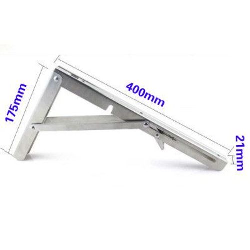 Support Réglable En Acier Inoxydable,2 Pièces,Pour Banc,Table,Étagère,Support Triangulaire Pliant,Support Lourd - Type J Stainless Steel