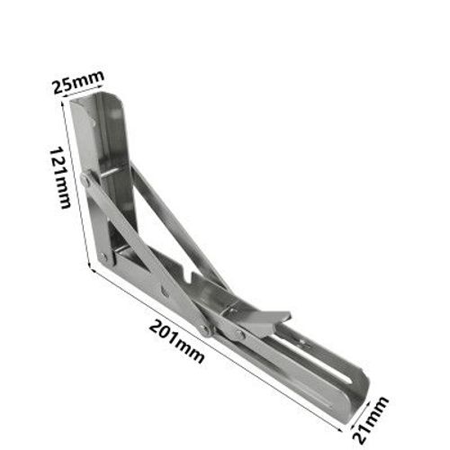 Support De Table Pliable En Acier Inoxydable,Triangle,Réglable,2 Pièces - Type A 201stainless Steel