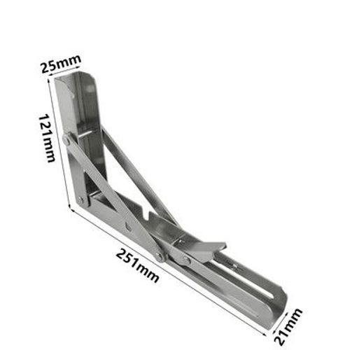 Support De Table Pliable En Acier Inoxydable,Triangle,Réglable,2 Pièces - Type B 201stainless Steel