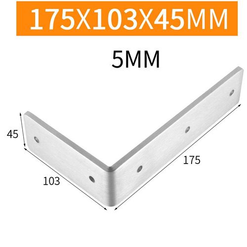 Support Triangulaire En Acier Inoxydable,Support Métallique Épais,Étagère De Table Murale,Quincaillerie De Meubles - Type H 1pcs