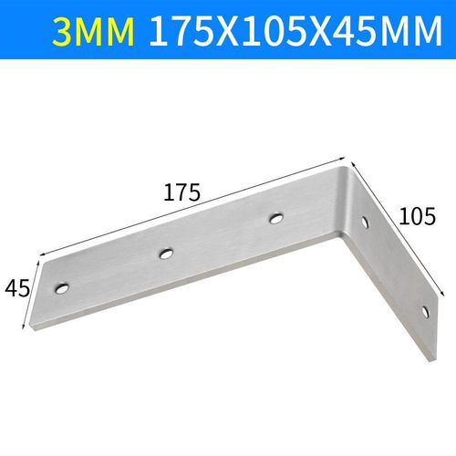 Support Triangulaire En Acier Inoxydable,Support Métallique Épais,Étagère De Table Murale,Quincaillerie De Meubles - Type E 2pcs