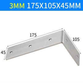Support Triangulaire En Acier Inoxydable,Support Métallique Épais,Étagère De Table Murale,Quincaillerie De Meubles - Type E 2pcs
