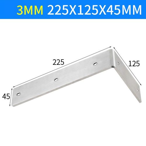 Support Triangulaire En Acier Inoxydable,Support Métallique Épais,Étagère De Table Murale,Quincaillerie De Meubles - Type F 2pcs