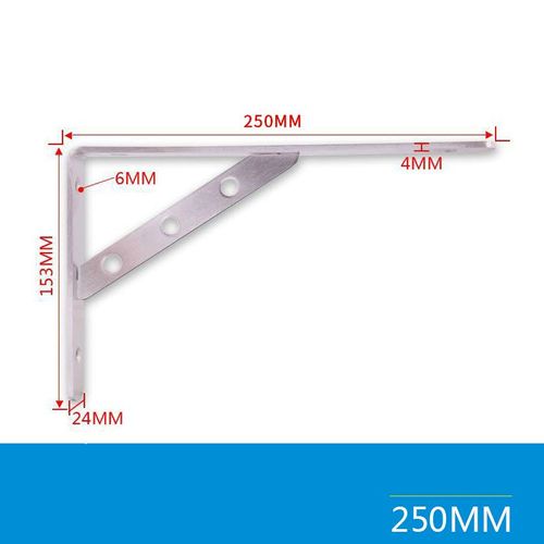 Support Métallique Triangulaire Épais,Support De Tabouret Stable,Étagère De Table Murale En Acier Inoxydable,2 Pièces - Type A3