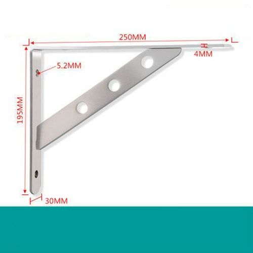 Support Métallique Triangulaire Épais,Support De Tabouret Stable,Étagère De Table Murale En Acier Inoxydable,2 Pièces - Type B2