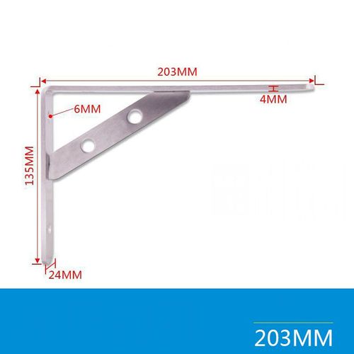 Support Métallique Triangulaire Épais,Support De Tabouret Stable,Étagère De Table Murale En Acier Inoxydable,2 Pièces - Type A2