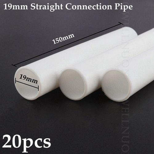 Joint En Plastique Pe Pour Garde-Robe,Porte-Chaussures,Tente,Bricolage,Squelette,Raccords De Tube,Adaptateur De Tuyau,8mm Pe Tee Connecteur Coude Crochet - Type 19mm Straight 20pcs