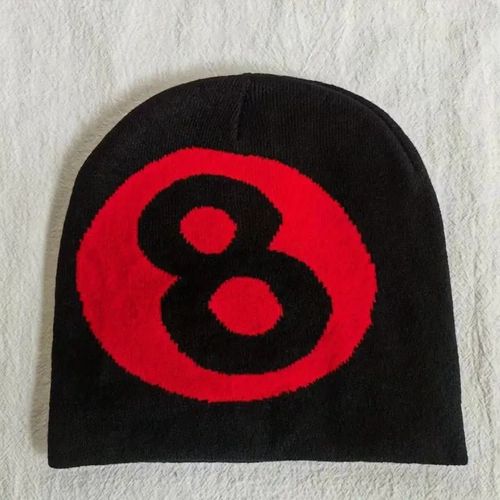 Bonnet Hip Hop Pour Hommes Et Femmes,Chapeau De Crâne Y2k,Élastique,Pliable,Tendance,Tricot,Bonnets Chauds,Document Bonbon