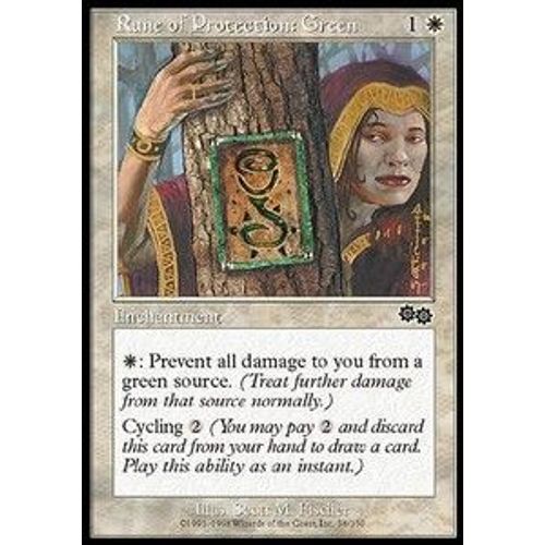 Rune De Protection : Vert - Epopée D'urza