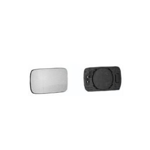 Miroir Glace Rétroviseur Extérieur Gauche Pour Bmw Serie 5 E34, 1988-1994, Forme Plate / Bleu, Neuf