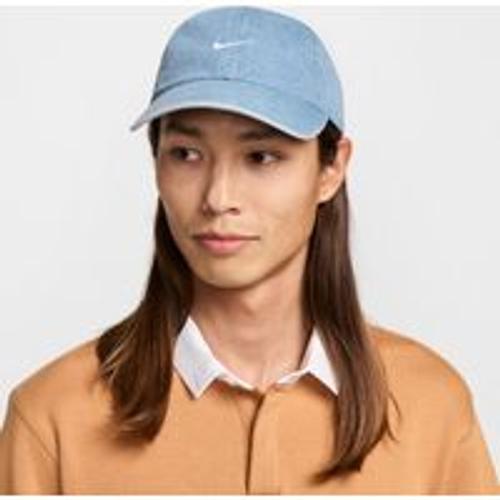 Casquette Souple En Denim Nike Club - Bleu