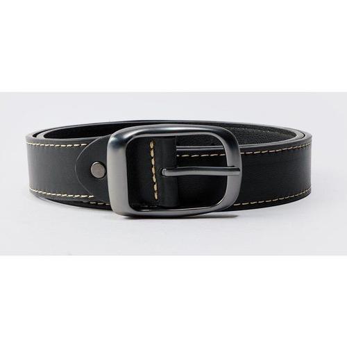 Ceinture À Coutures Contrastantes Homme - Noir - S, Noir