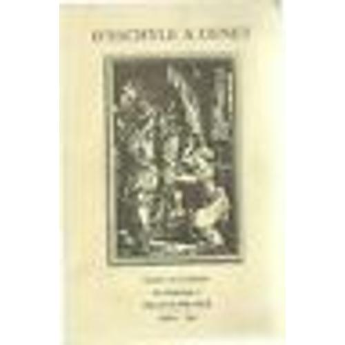 D'eschyle À Genet Hommage A Francis Pruner Études Sur Le Théatre