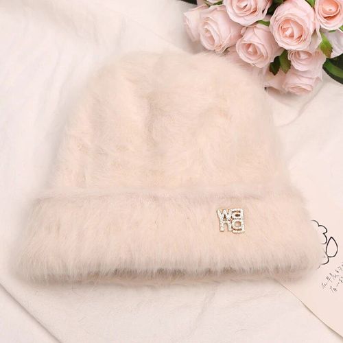 Bonnets En Fourrure De Lapin Pour Femmes,Bonnet Coupe-Vent Femme,Casquette Skullies,Doux,Chaud,Moelleux,Angora,Hiver,Y2k,Nouvelle Mode,2023