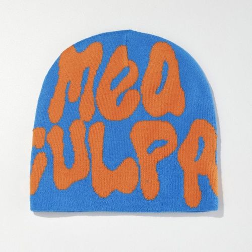 Mea Culpa-Bonnets Ogo Pour Hommes Et Femmes,Chapeau Chaud,Casquette Dorée,Haute Qualité,Cent Take,Y2k,Nouvelle Mode