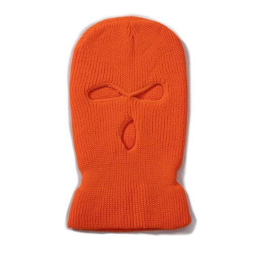 Cagoule Unisexe À Couverture Complète,Masque De Ski À 3 Trous,Chapeau D'hiver,Bonnet En Tricot,Bonnet Chaud,Coupe-Vent,Bonnet De Lit