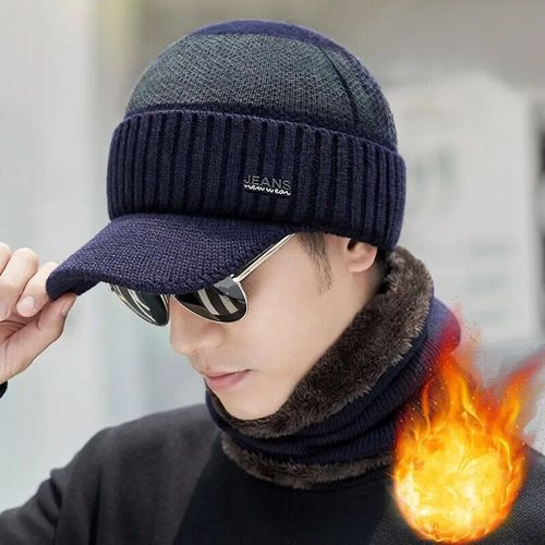 Chapeau En Laine Acrylique Pour Les Hommes Et Les Hommes,Protection Contre Le Froid Et La Chaleur En Plein Air,