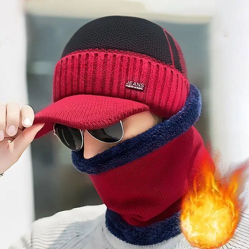 Chapeau En Laine Acrylique Pour Les Hommes Et Les Hommes,Protection Contre Le Froid Et La Chaleur En Plein Air,