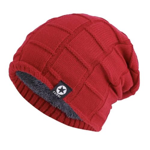 Bonnet Doublé Unisexe Smile Pour Hommes Et Femmes,Skullies Et Bonnet À La Mode,Optique Douce,Chapeau Commandé,Tricot Chaud,Hiver,