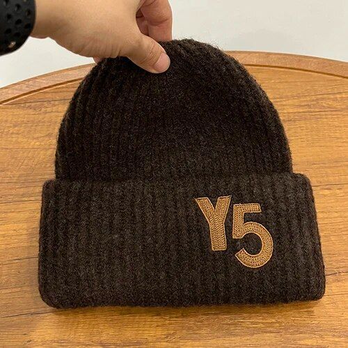 Bonnet D'hiver En Poil De Lapin Pour Hommes Et Femmes,Chapeau Chaud,Tout Match,Plein Air,Mode Y5