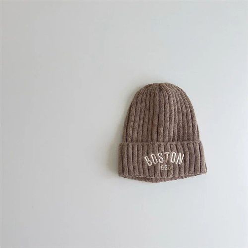 Bonnet Brodé Pour Bébé,Bonnet Pour Fille Et Garçon,Bonnet Chaud Pour Tout-Petits,Bonnet À Rayures Pour Enfants,Chapeaux Pour Filles Et Garçons,Lettres À La Mode,Y2y