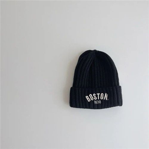 Bonnet Brodé Pour Bébé,Bonnet Pour Fille Et Garçon,Bonnet Chaud Pour Tout-Petits,Bonnet À Rayures Pour Enfants,Chapeaux Pour Filles Et Garçons,Lettres À La Mode,Y2y