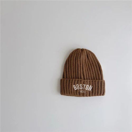 Bonnet Brodé Pour Bébé,Bonnet Pour Fille Et Garçon,Bonnet Chaud Pour Tout-Petits,Bonnet À Rayures Pour Enfants,Chapeaux Pour Filles Et Garçons,Lettres À La Mode,Y2y