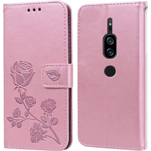 Coque Pour Sony Xperia Xz2 Premium Housse,Fonction De Support,Fente Pour Carte,Tpu,Flip Case Pour Sony Xperia Xz2 Premium(5.8"")