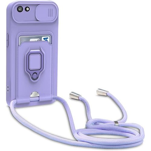 Coque Huawei Y5 2018/Honor 7s, Collier Pour Colliers De Cellulaire, Cover De La Case-Pourpre
