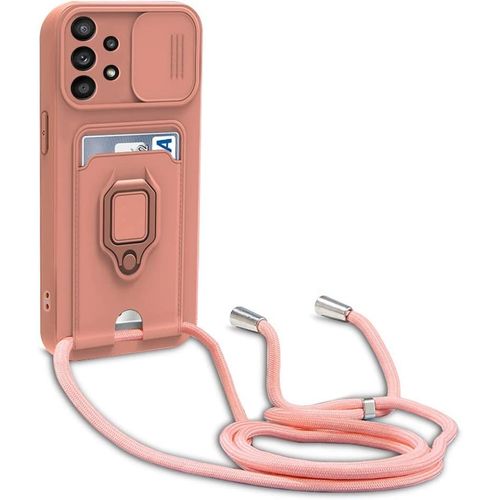 Coque Samsung Galaxy A52 (4g/5g) / A52s 5g, Collier Pour Colliers De Cellulaire, Cover De La Case-Pink