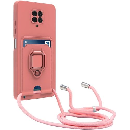 Coque Xiaomi Redmi Note 9s/Note 9 Pro/Note 9 Pro Max, Collier Pour Colliers De Cellulaire, Cover La Case-Pink