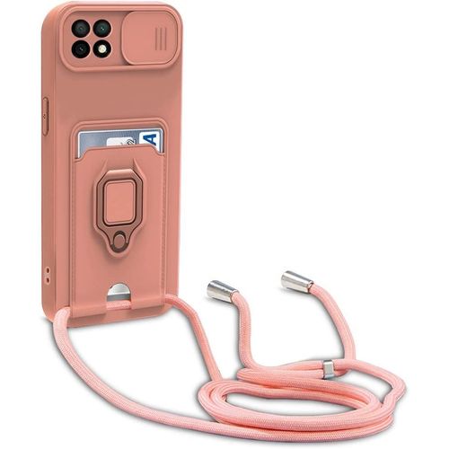 Coque Huawei Nova Y60, Collier Pour Colliers De Cellulaire, Cover De La Case-Pink