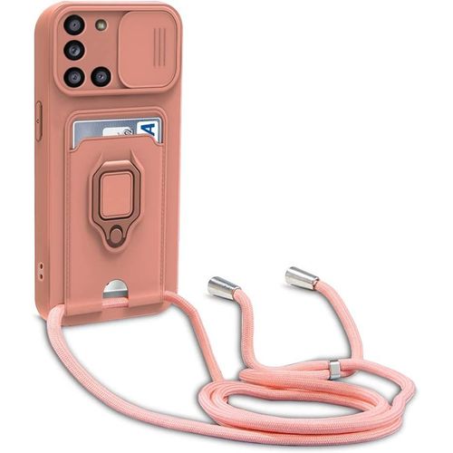 Coque Samsung Galaxy A31, Collier Pour Colliers De Cellulaire, Cover De La Case-Pink