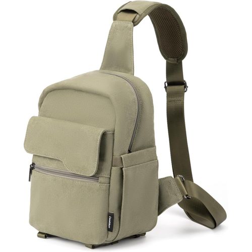 Sacoche pour Appareil Photo,Sacoche pour Appareil Photo étanche Petit Sac à bandoulière, Sacoche pour Appareil Photo Reflex,SLR/DSLR,Appareil Photo Compact,Vert,L