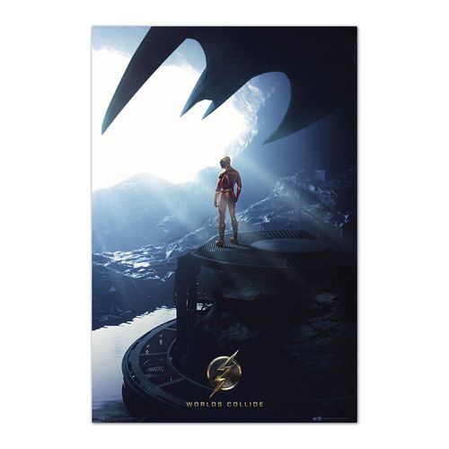 The Flash - Batcave - Affiche Roulée - Envoi En Tube - Taille : 61x91,5cm