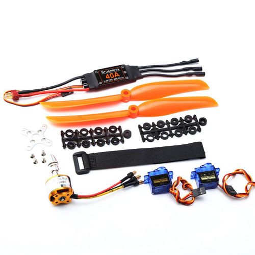 Moteur Sans Balais A2212 2212 1400kv/2200kv, Micro Servo Pour Avion À Aile Fixe, Hélicoptère, Hélice Sg90 9g, 40a Esc 6035/8060