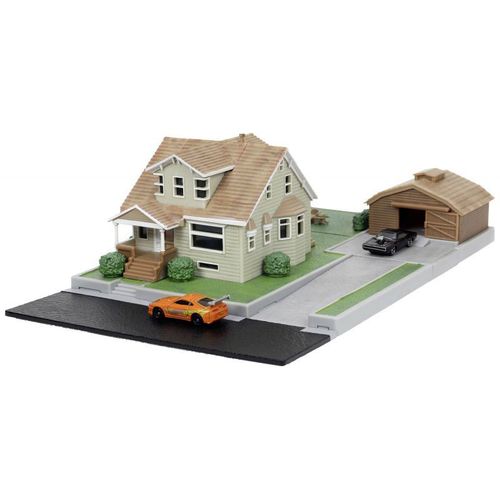 Jada Maison Garage De Toretto Fast Furious Playset Diorama Comprend Deux Nano Véhicules Collectionneur 253203081