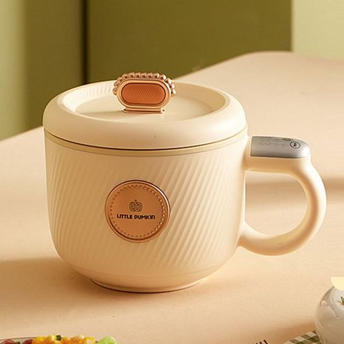 Mini cuiseur à riz électrique,marmite,multicuiseur intelligent,boîte à lunch,cuisinières à riz,marmite chaude,poêle antiarina,220V,1,2 L - Type A-beige