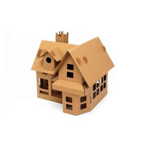 Maison Lumineuse De Noël, Cadeau De Maternelle, Décorations De Maison De Noël Pour Enfants, Paquet De Matériel De Bricolage Fait À La Main, Chalet Fait Maison