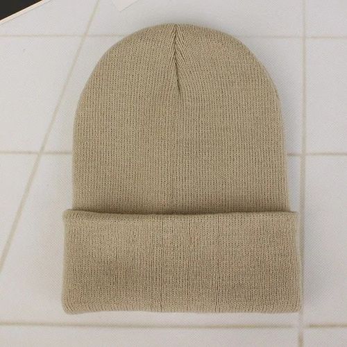 Bonnet Tricoté Pour Femme,Solide,Mignon,Décontracté,Chaud,Automne Hiver 2021