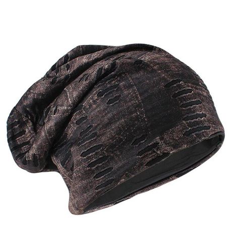Hleisghts-Bonnet Hip Hop Pour Homme Et Femme,Skullies Chaudes Et Minces,Chapeau Décontracté De Marque Avec Trou,Pour L'extérieur,Printemps