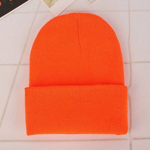 Bonnet Tricoté Pour Femme,Solide,Mignon,Décontracté,Chaud,Automne Hiver 2021