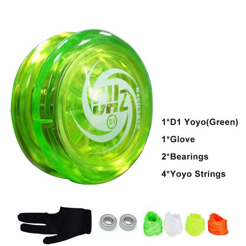 Niveau Pro D1 À Roulement À Billes De Base 2a Pour Enfants Et Adultes,Jeu D'intérieur Et D'extérieur Avec Cordes Et Boucles - Type Green