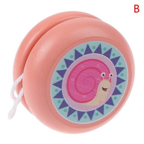 Yo-Yo En Bois Avec College D'animaux Mignons Pour Enfants,Jouets Créatifs Pour Le Plaisir,Théâtre Renard,Sn64.Toys - Type B #B