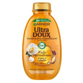 Shampoing Baume Nourissant Cheveux Secs Huiles Merveilleuses Argan & Camélia Ultra Doux Le Flacon De 300ml 